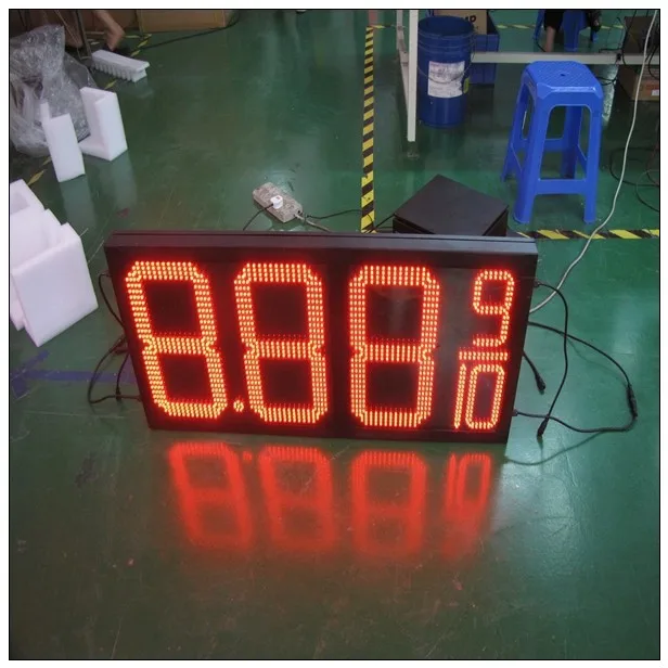 7 сегментный масляный/газовый топливо/дизельный зеленый 12 8 дюймов 889/10 цифровые