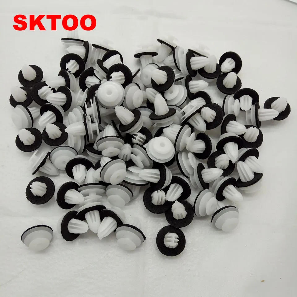 SKTOO 50 шт. для Lifan 320 520 620X60 защелки дверные панели зажимы отделки дверной панели/панели пряжки/дверные зажимы