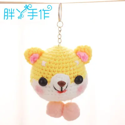 Вязаная вязаная нить ручной работы Кукла Материал посылка шерсть олень