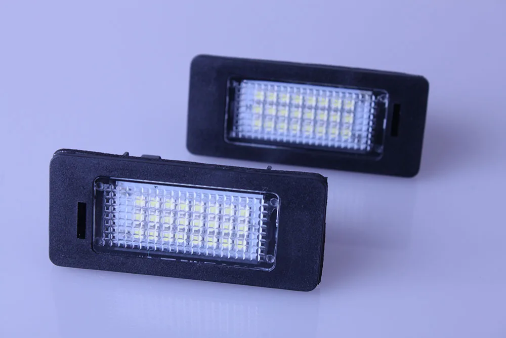 

2x High Power Error Free 24 SMD LED License Plate Light Lamp For BMW E39 E60 E82 E88 E90 E90N E91 E92 E93 M3 E46 E60 E84 F11
