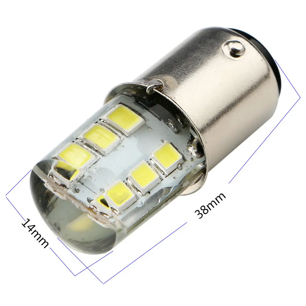 YM E Bright стробоскопическая вспышка 2 шт. S25 1156 BA15S 1157 BAY15D 2835 12 SMD кремнезема P21W 12LED