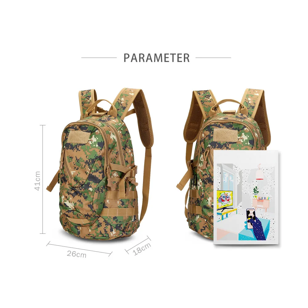 Free Knight Hiking Backpack Rucksack Military Tactical Molle Army Bag Outdoor Traveling Cycling Camping School | Спорт и развлечения