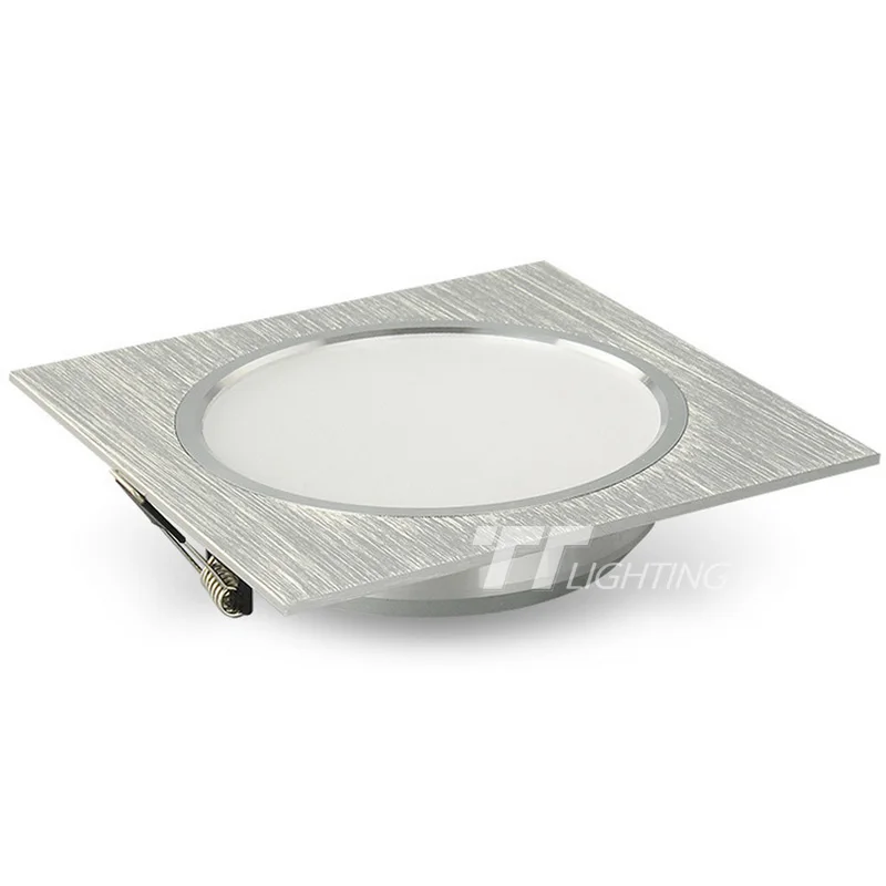 Светодиодный потолочный светильник сатин серебро холодный теплый белый Epistar