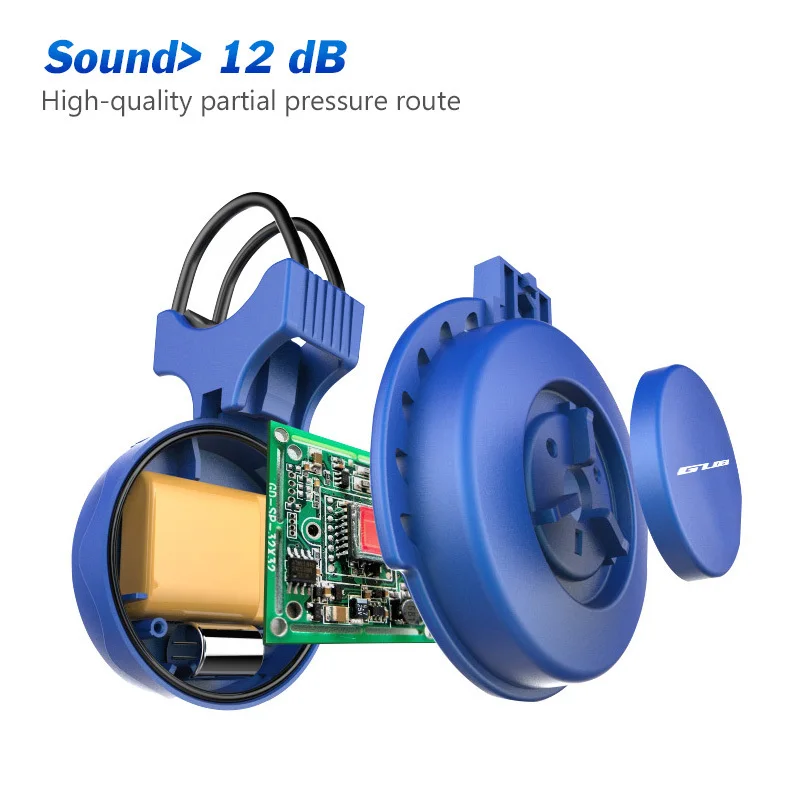 Звонок велосипедный GUB с USB зарядкой 120 дБ водонепроницаемый|electric bicycle bell|bicycle bellbike