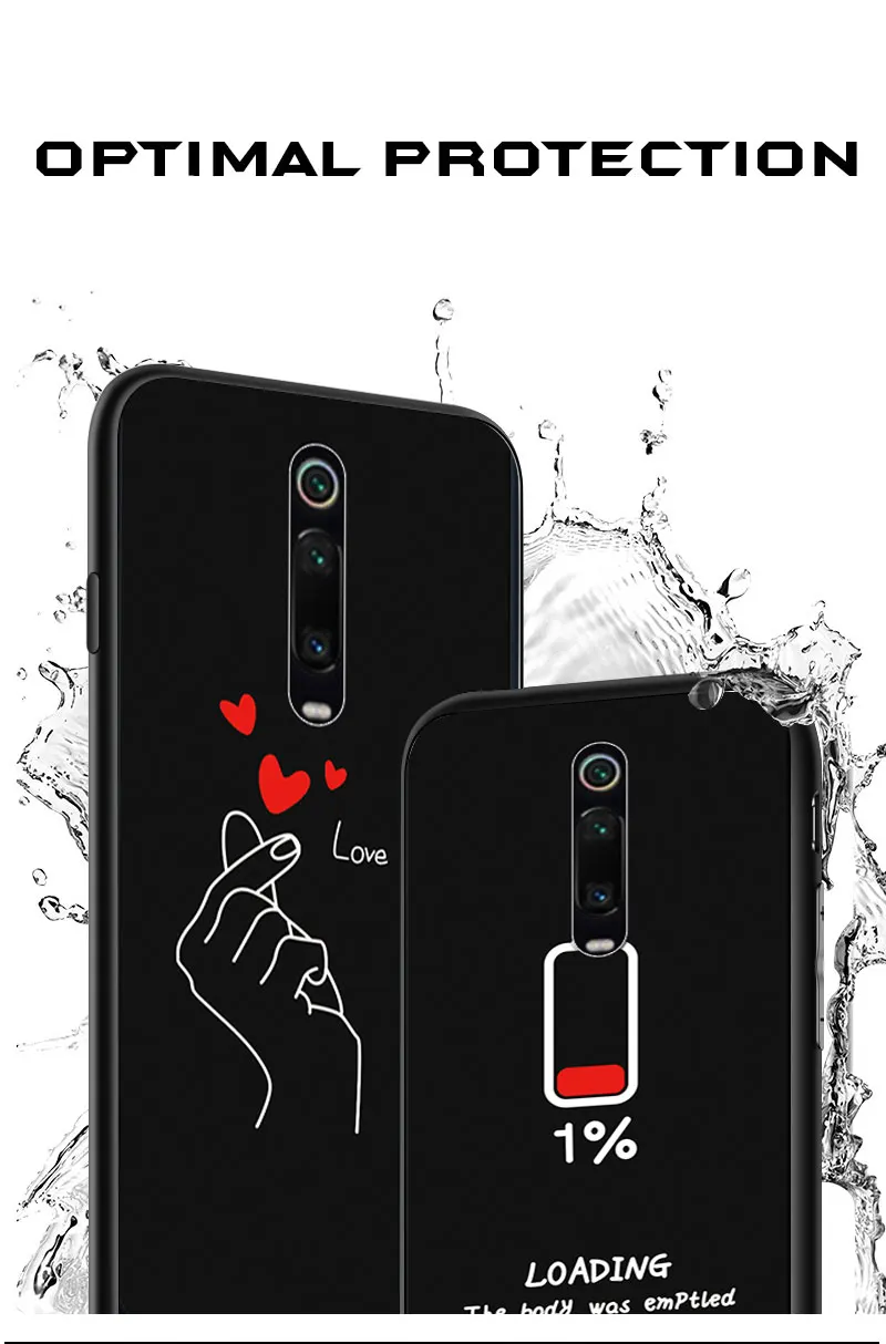 Чехол YOUVEI для Coque Red mi K20 Pro, черный мягкий Уретановый Термопластик(tpu), задняя крышка для Xiaomi mi 9 T, чехол для Xiaomi mi 9T Pro, чехол для телефона