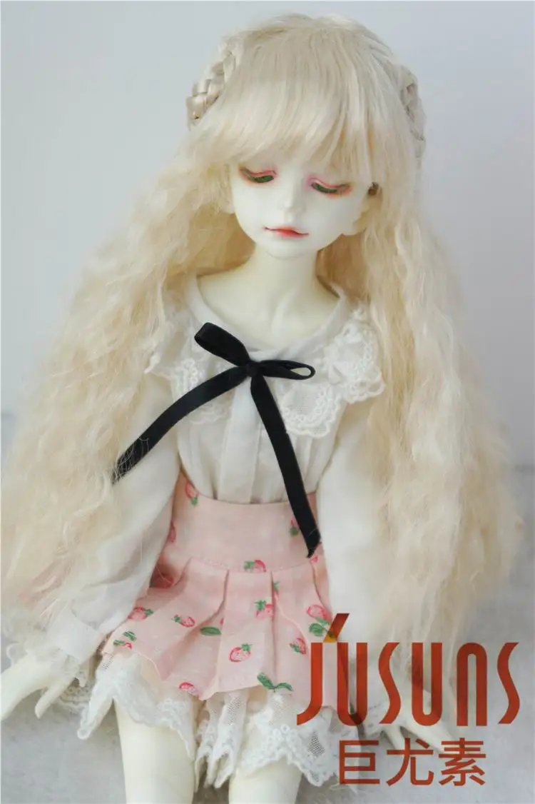 JD098 1/4 MSD BJD химическое мохер кукла парики довольно Sobazu парик 7-8 дюймов кукла аксессуары