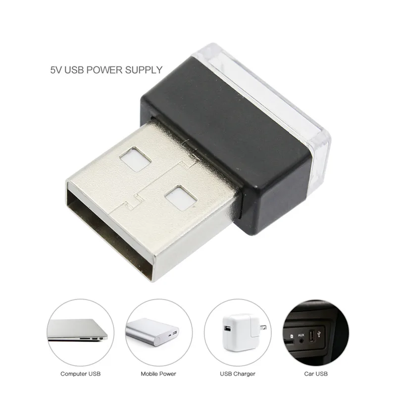 Мини USB светодиодный светильник лампа для ночного видения атмосферный