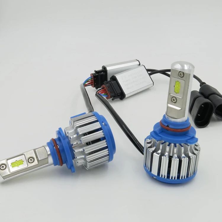 T1 turbo 9005 9006 H10 Erro Free H7 H8 H9 комплект преобразования автомобильных светодиодных фар