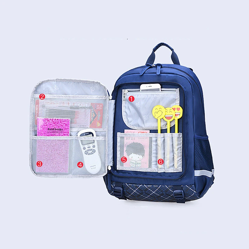 Children Waterproof Big School Bags for Kids Girls Boys Satchel Orthopedic Backpack SchoolBag Book Bag sac ecole;Mochila Escolar