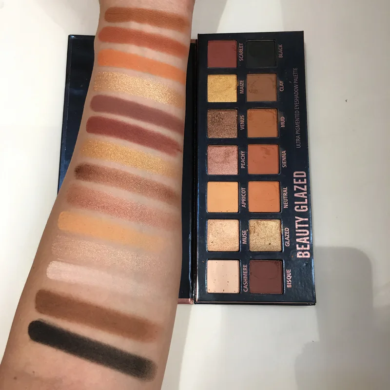 Beauty Glazed макияж глаз из шторма мягкие тени для век палитра 14 оттенков