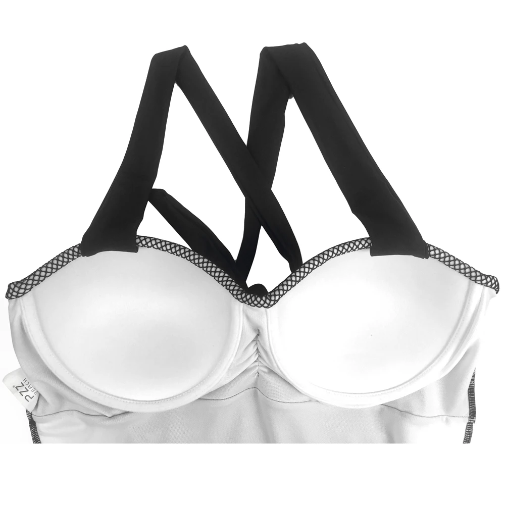 Горячая Бразильский бикини Цельный купальник плюс размер женский со вставками