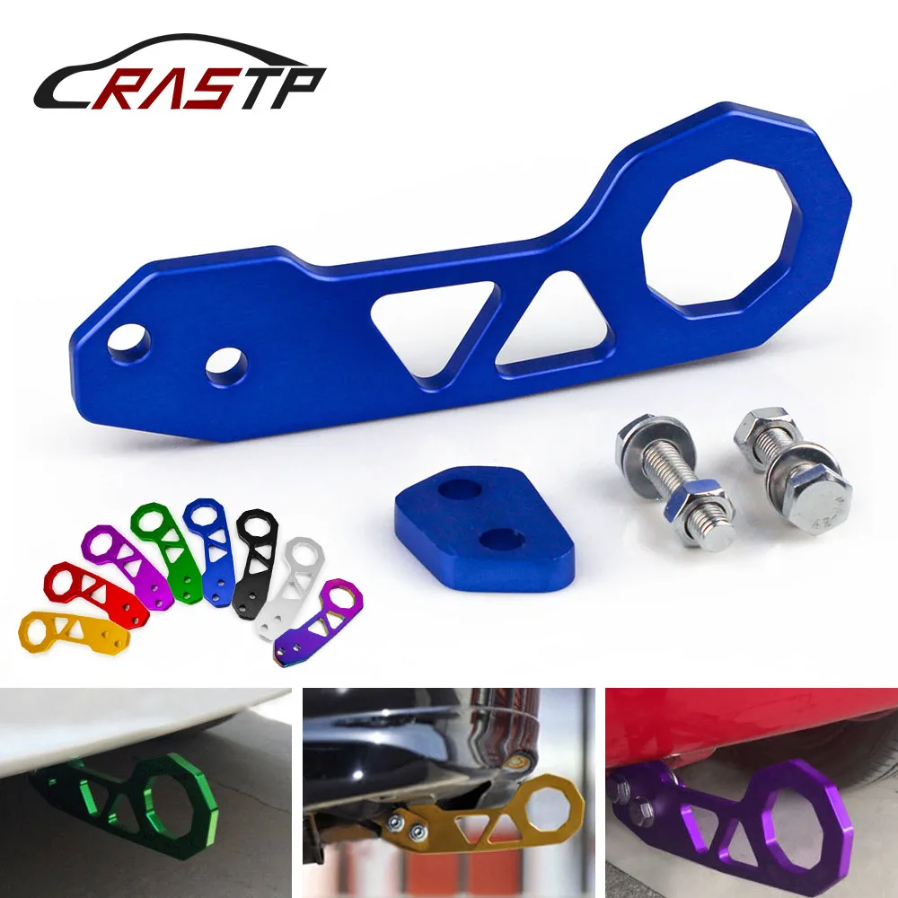 RASTP- гоночный задний буксировочный крюк, пригодный для Honda Civic INTEGRA RSX без логотипа RS-TH004-NM