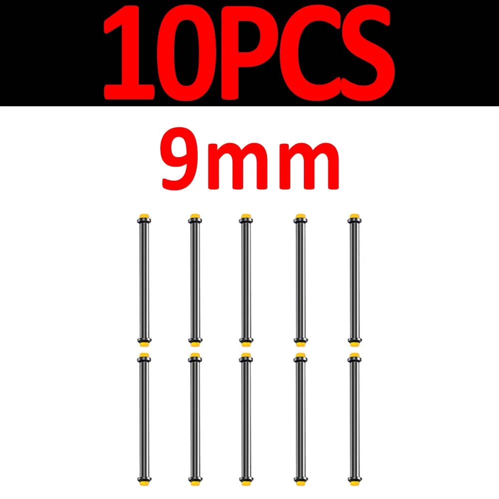 9mm 10PCS JIGEECARP 10 шт. свинцовая оболочка трубка Herabuna рыболовные двухслойные рыболовные аксессуары для весов свинцовые грузила металлические аксессуары Pesca - Цвет: 9mm 10PCS
