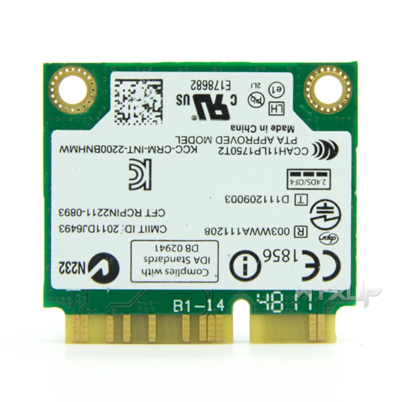 Мини PCI e беспроводной N для Intel Centrino 2200BNHMW Wi Fi Wlan карта 300 Мбит/с 802.11b/G/N адаптер|mini pci-e
