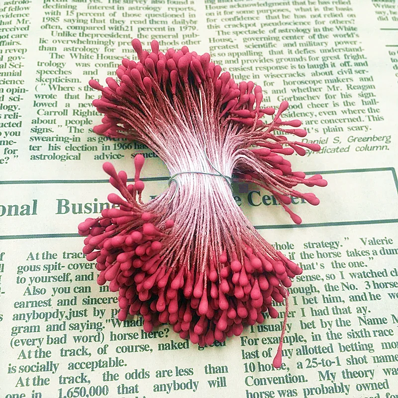 

400pcs 1.5mm Mini Stamen Handmade Artificial Flowers For Wedding Party Home Decoration DIY Christmas Scrapbook Accessories