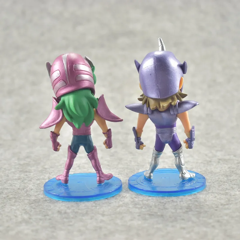 10 см 5 шт./лот Saint Seiya ПВХ фигурка игрушка Миф Ткань Shiryu Shun Hyoga Jabu аниме модель