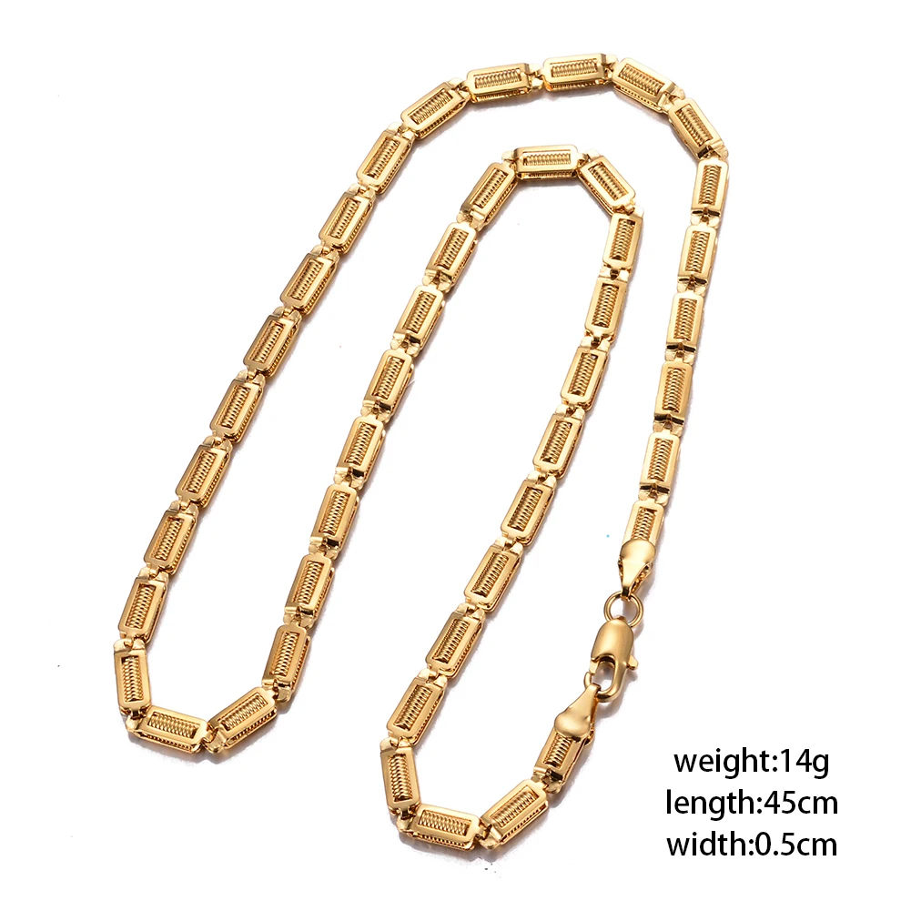 WANDO панк звено цепи для мужчин унисекс ювелирные изделия Высокое качество Дубай