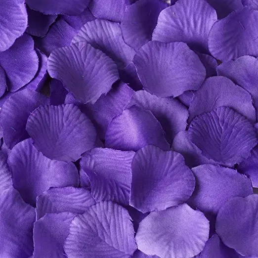 200 Saverpack Beautiful Dark Purple Premium Quality Silk Rose Petals | Свадьбы и торжества