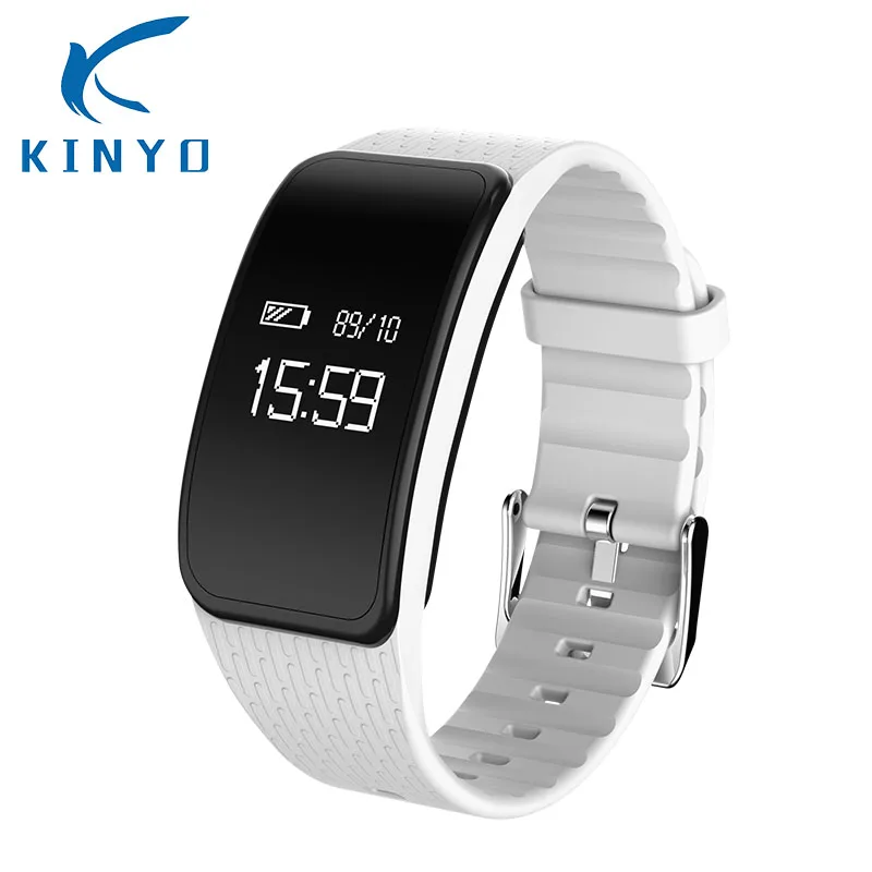 Сенсорный экран 0 66 дюймов OLED Смарт-браслет часы браслет кровяное давление