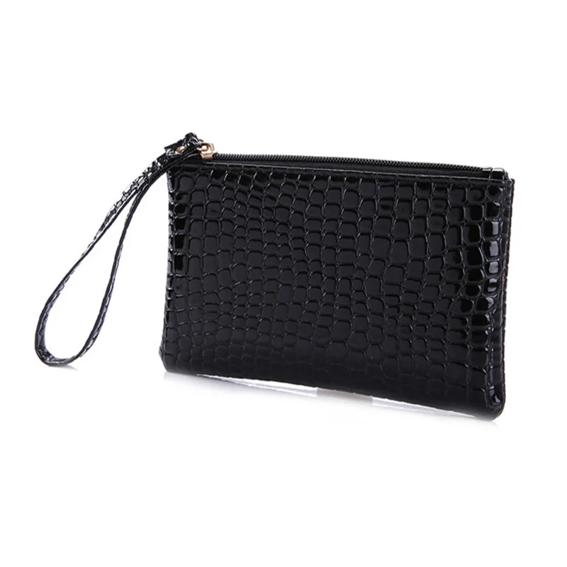 Модный женский кошелек чехол для iphone Samsung Android телефона из крокодиловой кожи на