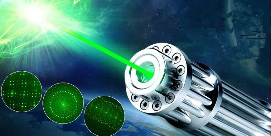 Высокая Мощность лазерная указка Pen зеленый 532nm военные Масштабируемые сжигание