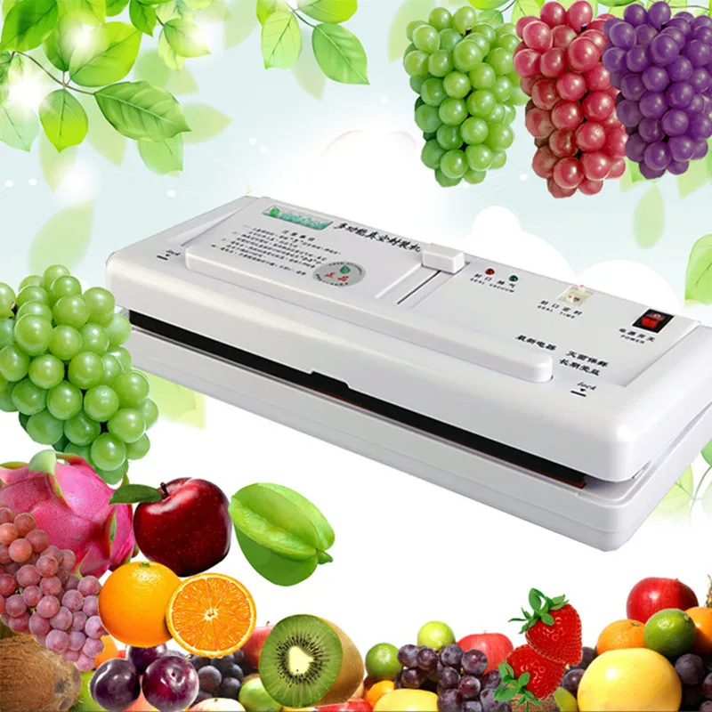 220V Vacuum food sealer automatic electric home use vacuum packaging machine for food preservation sealing machine  ZF