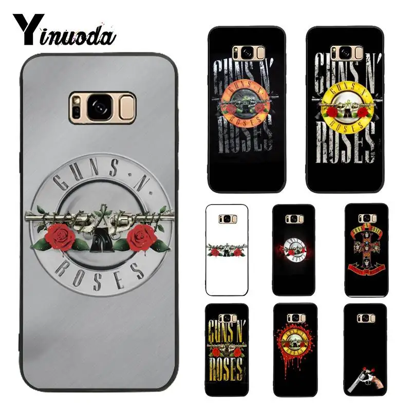 Чехол Yinuoda для Galaxy S9 guns n roses идеальный чехол телефона Samsung S4 S5 S6 S7 S8 edge edge|Бамперы| |