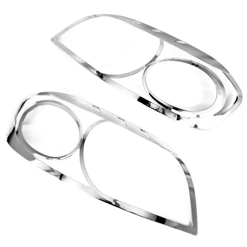 Хромированная накладка на голову для Chevrolet Aveo T250 седан|head light cover|light trimtrim cover |