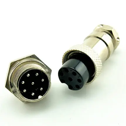 8PIN 16mm GX16-8 core aviation plug cable connector + socket 5 pairs | Обустройство дома