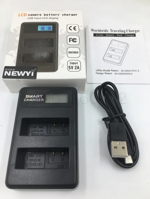 Зарядное устройство USB с ЖК-дисплеем для Nikon D5500 D5100 D5200 D300 D3200 D3100 P7100 P7000 |