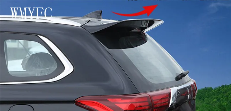 ABS Пластик задний багажник загрузки губ крыла задний спойлер для нового Mitsubishi Outlander автомобильные аксессуары