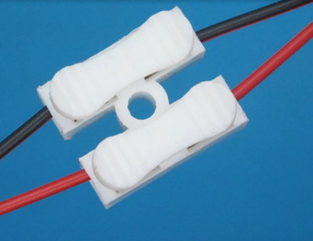 10 x 2 P весна соединительный провод с не сварка без быстрого разъем кабеля зажим