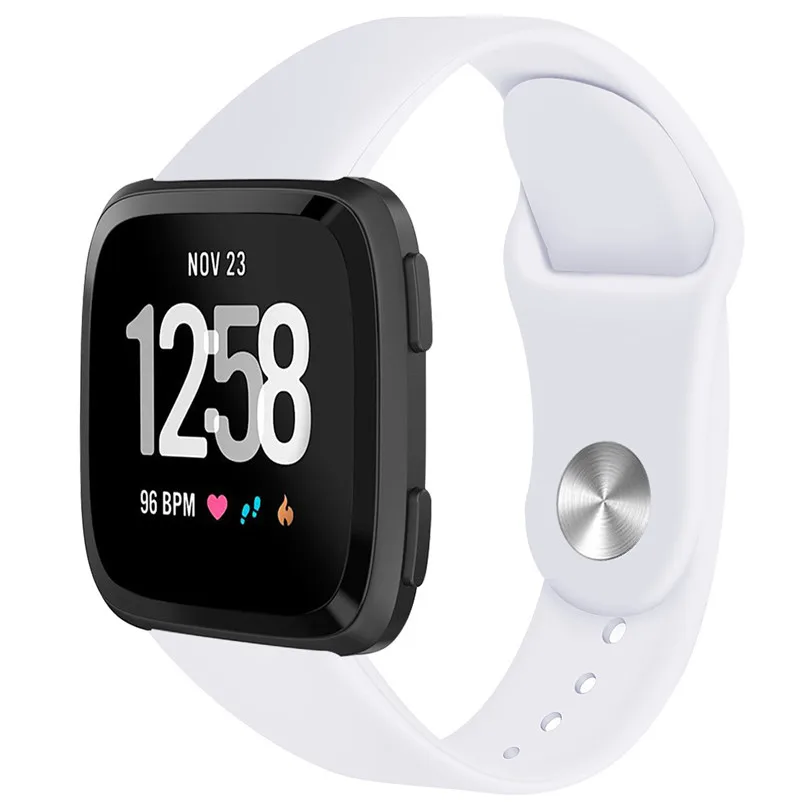 Watch Strap Soft Silicone Replacement Sport Classic Band For Fitbit Versa Smartwatch 3B18 | Электроника