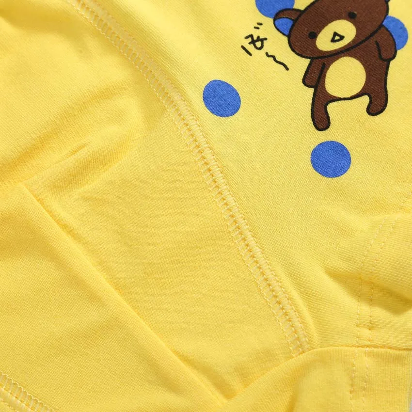 3 шт./лот милый медведь шорты для мальчика Боксеры Нижнее белье из хлопка нижнее