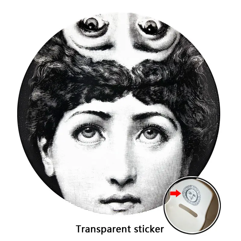 NO.169-196 дизайнерские обои Fornasetti, прозрачные наклейки на стену для украшения стен, гостиной, 1 шт - Цвет: 195