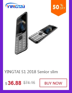 YINGTAI Senior bar телефон без камеры большая клавиатура GSM мобильный телефон 2G мобильный телефон одна SIM FM SOS дешевая функция телефон MTK