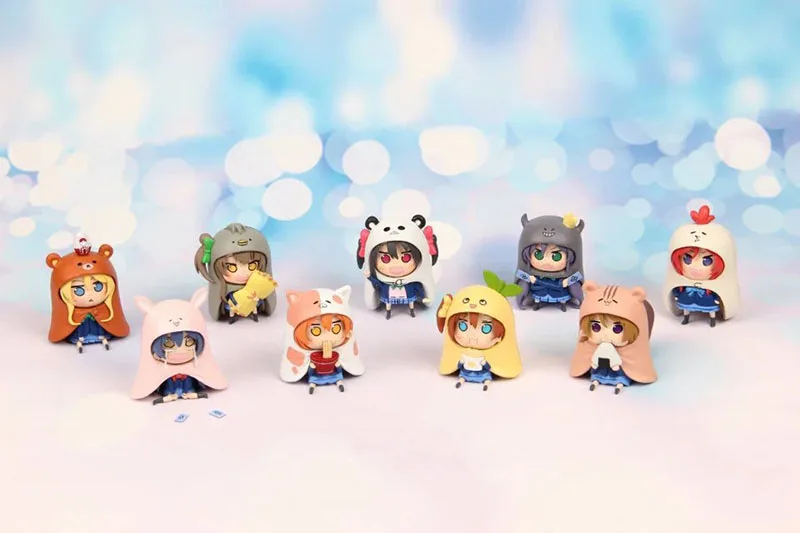 9 шт./лот фигурка Umaru-Chan Cos Love Live PVC 8 см ACGN Garage Kit игрушка подарок куклы Коллекционная