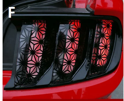 Декоративная сотовая пленка для заднего фонаря Ford Mustang 2015 2017|option| |
