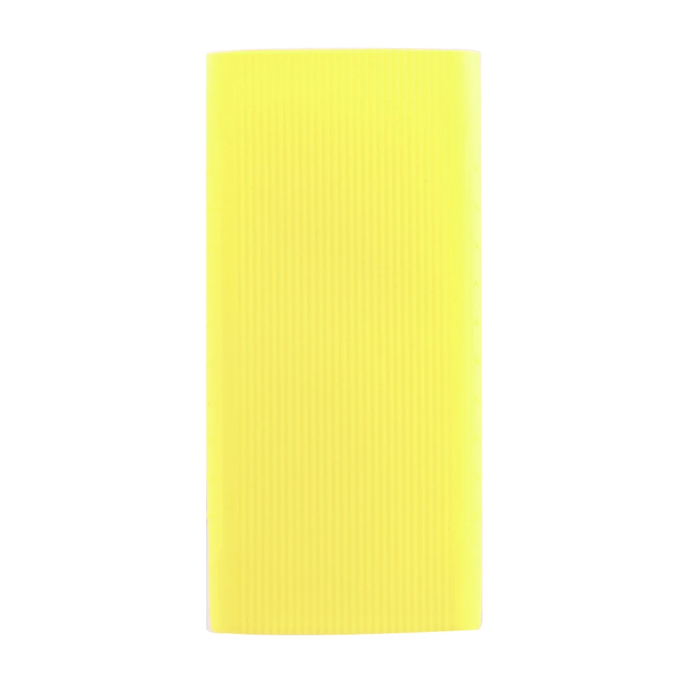 Yellow Новинка 1 шт силиконовый чехол для внешнего аккумулятора 10000 мАч для xiaomi модель PLM09ZM - Цвет: Yellow