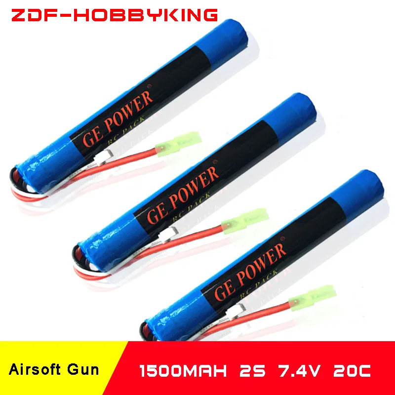 Радиоуправляемый аккумулятор 18650 Lipo 7 4 В 1500 мАч 20C Max 50C с разъемом Tamiya AKKU для
