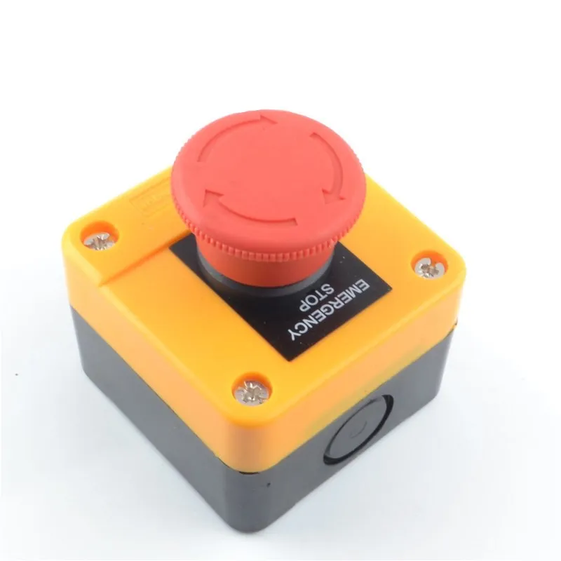 Красный гриб Аварийная остановка кнопка переключатель NO + NC|mushroom pendant|switch outletswitch