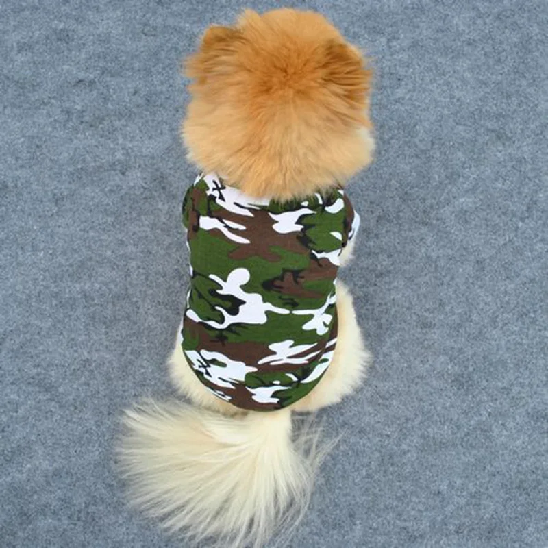 1 шт. камуфляжная одежда для домашних животных маленьких собак Осень Одежда