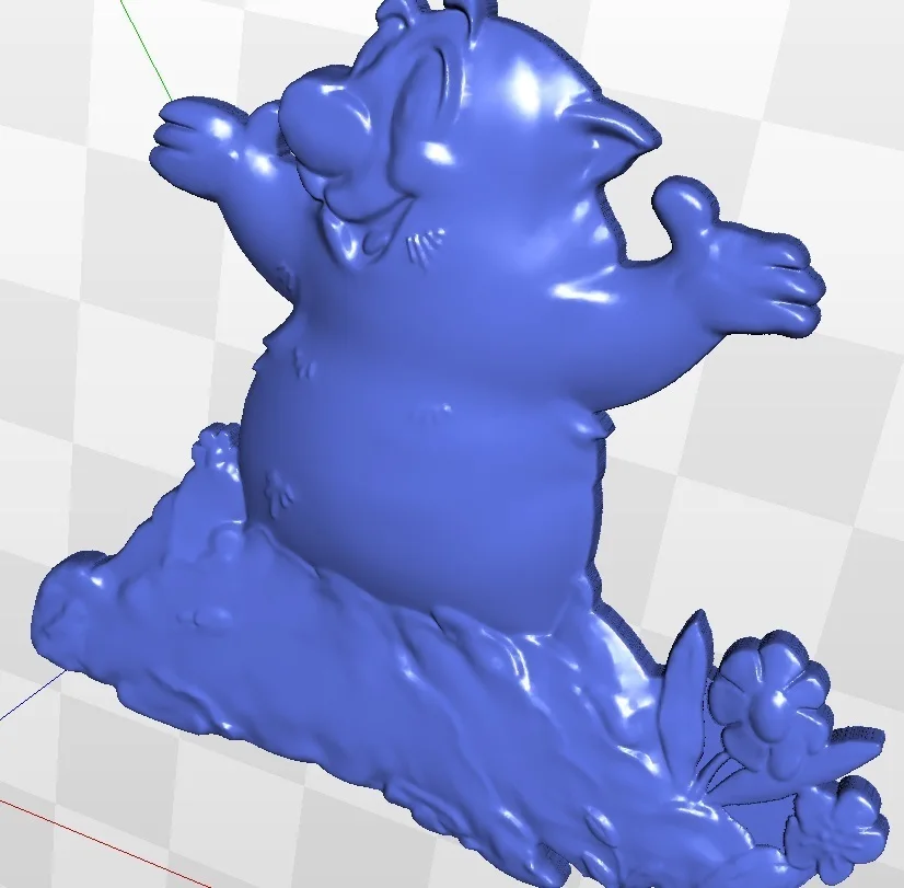Рельеф 3d artcam groundhog для ЧПУ в формате STL модель | Инструменты