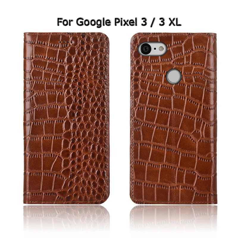 Чехол для телефона с крокодиловой текстурой Google Pixel XL 2 3 2XL 3XL флип-чехол из
