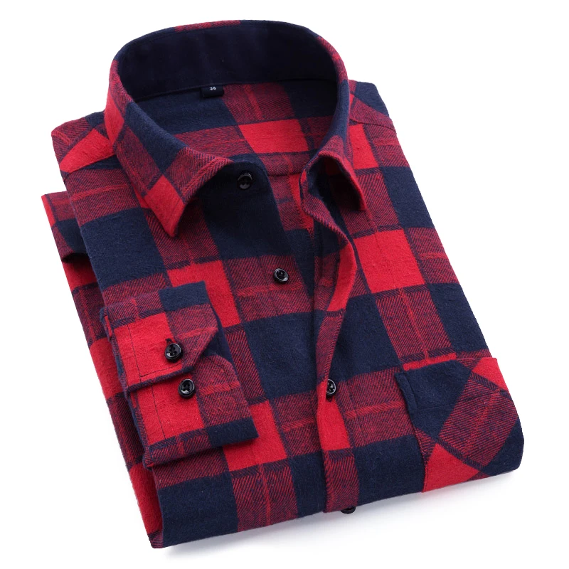 2019 фланелевая рубашка в клетку клетчатая новая осенне-Весенняя Chemise Homme мужские