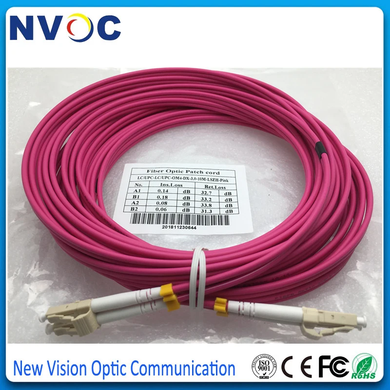 30 шт./лот LC которые поддерживают несколько режимов мм OM4 40G дуплекс DX волоконно