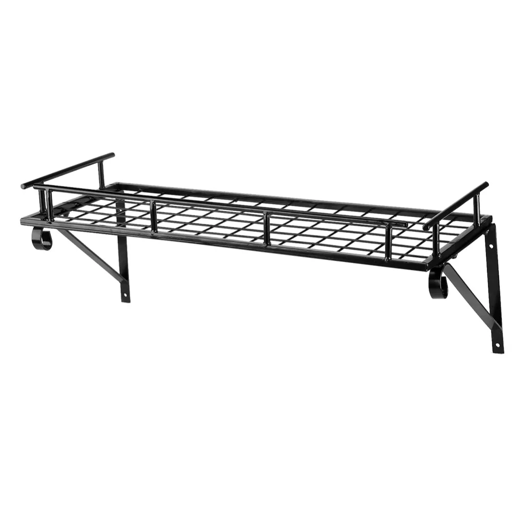 Подвесная сковорода полка для кухонной утвари настенный с 10 крючками держатель