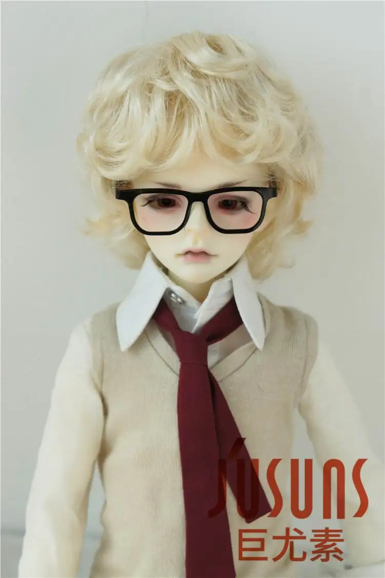 JD219 1/4 MSD кукла парик Синтетический мохеровый парик Размер 7-8 дюймов Cupid BJD волосы куклы аксессуары