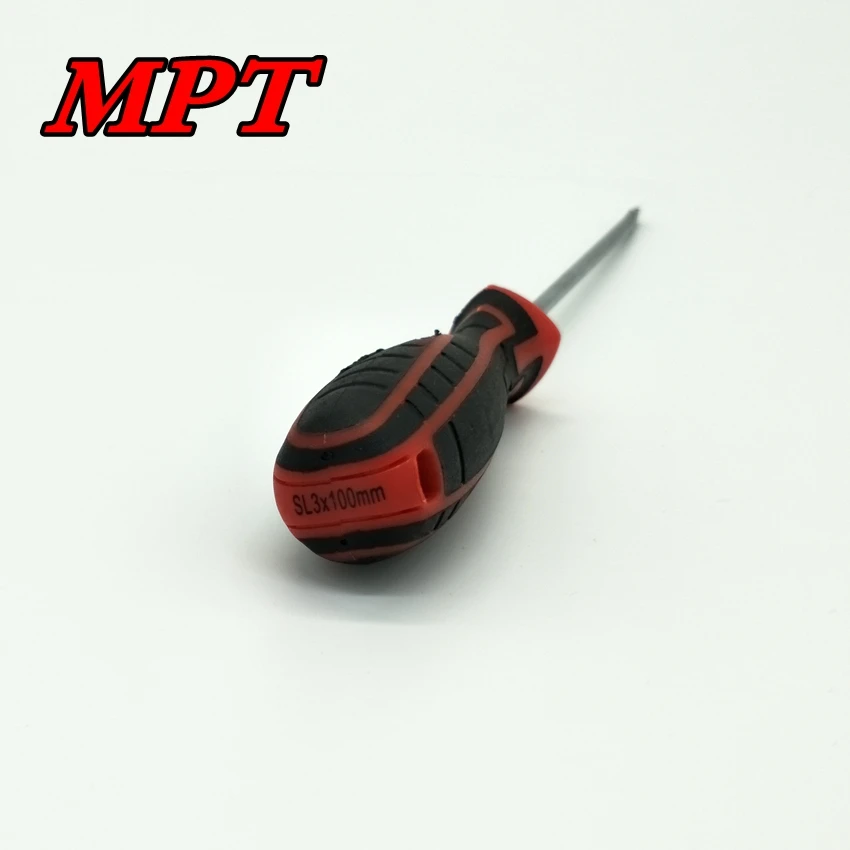 Отвертка с магнитным наконечником и шлицем 3*100 мм отвертка CRV|magnetic tipped screwdriver|slotted