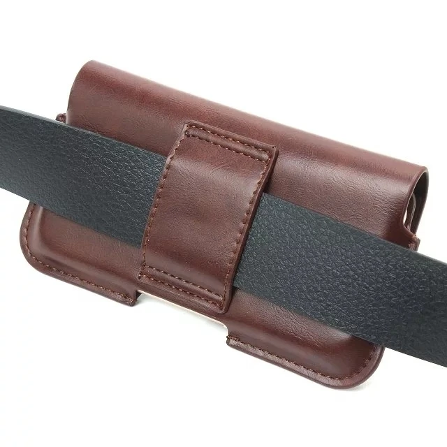 3 Colours Outdoor Wallet Cover Belt Pouch Leather Phone Case For zte axon 7 nubia z11 blade v7 moto g4 plus z x play 5.5" Below |